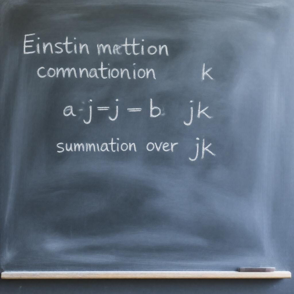 Einstein summation convention
